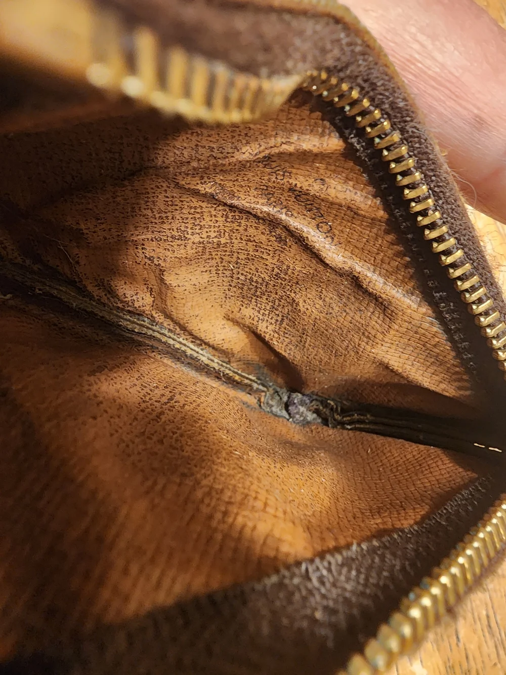 Louis Vuitton Monogram Key Pouch (Pochette Clés), classic brown monogram